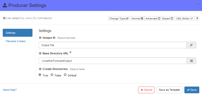 Producer-File-System-Settings