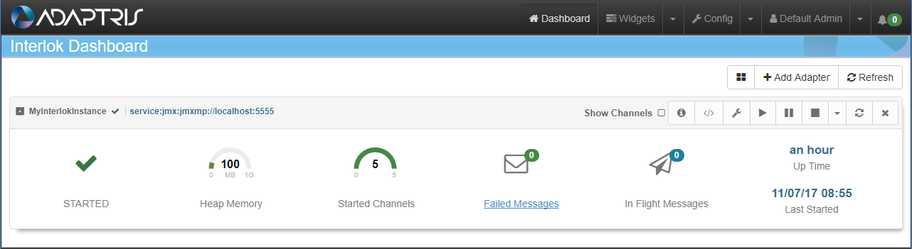 The Dashboard Page