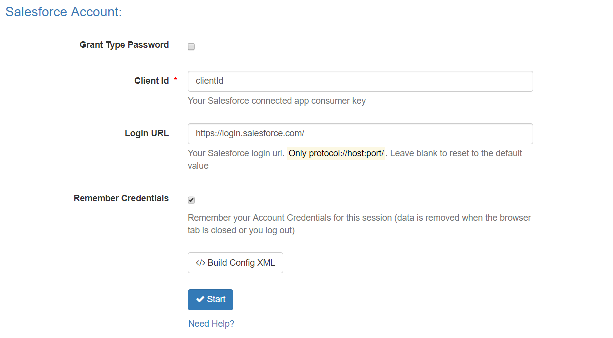 salesforce oauth authorization code grant